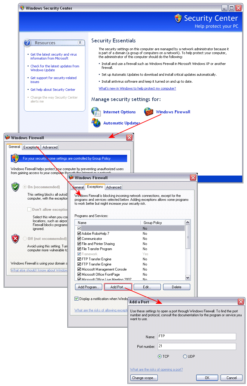 ftp software for windows xp